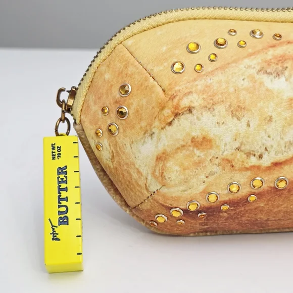 RARE BETSEY JOHNSON J'TAIME CARBS BAG-UETTE CLUTCH CROSSBODY BAG - Picture 8 of 15